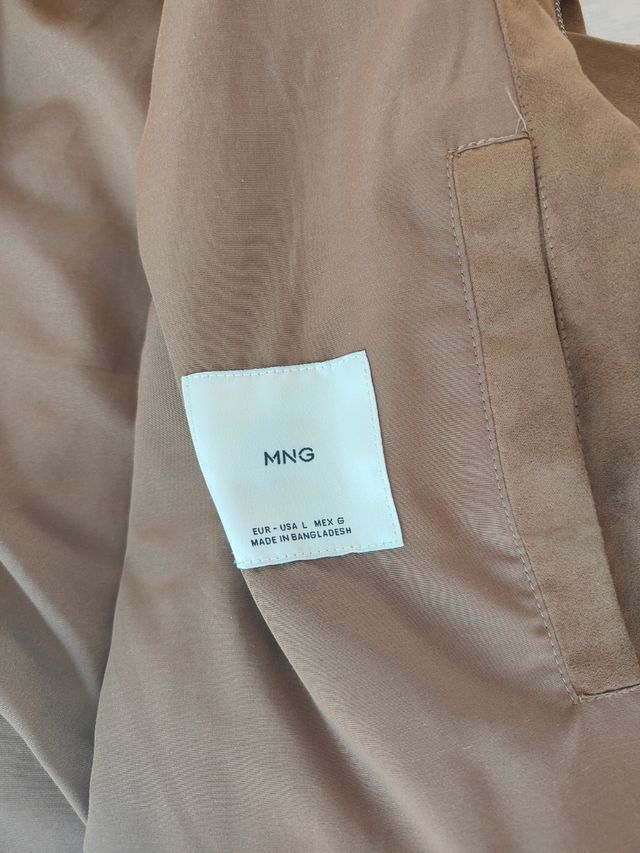 Chaqueta fina marrón hombre