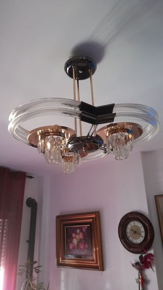 Lampara Cristal 3 luces