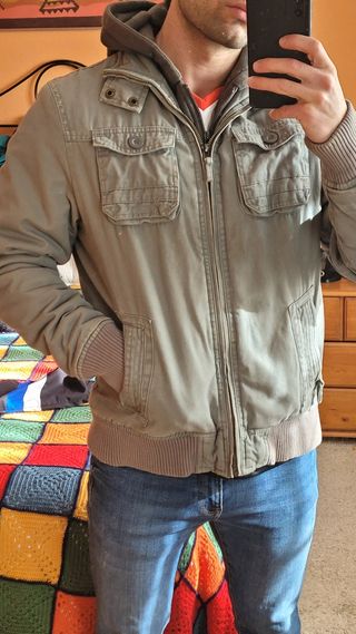 Chaqueta verde oliva - Talla M