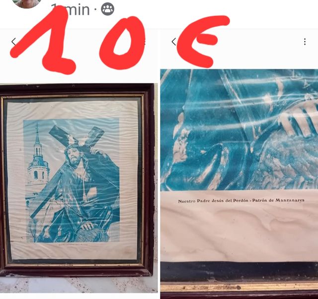 Cuadro antiguo Padre Jesús de Perdón