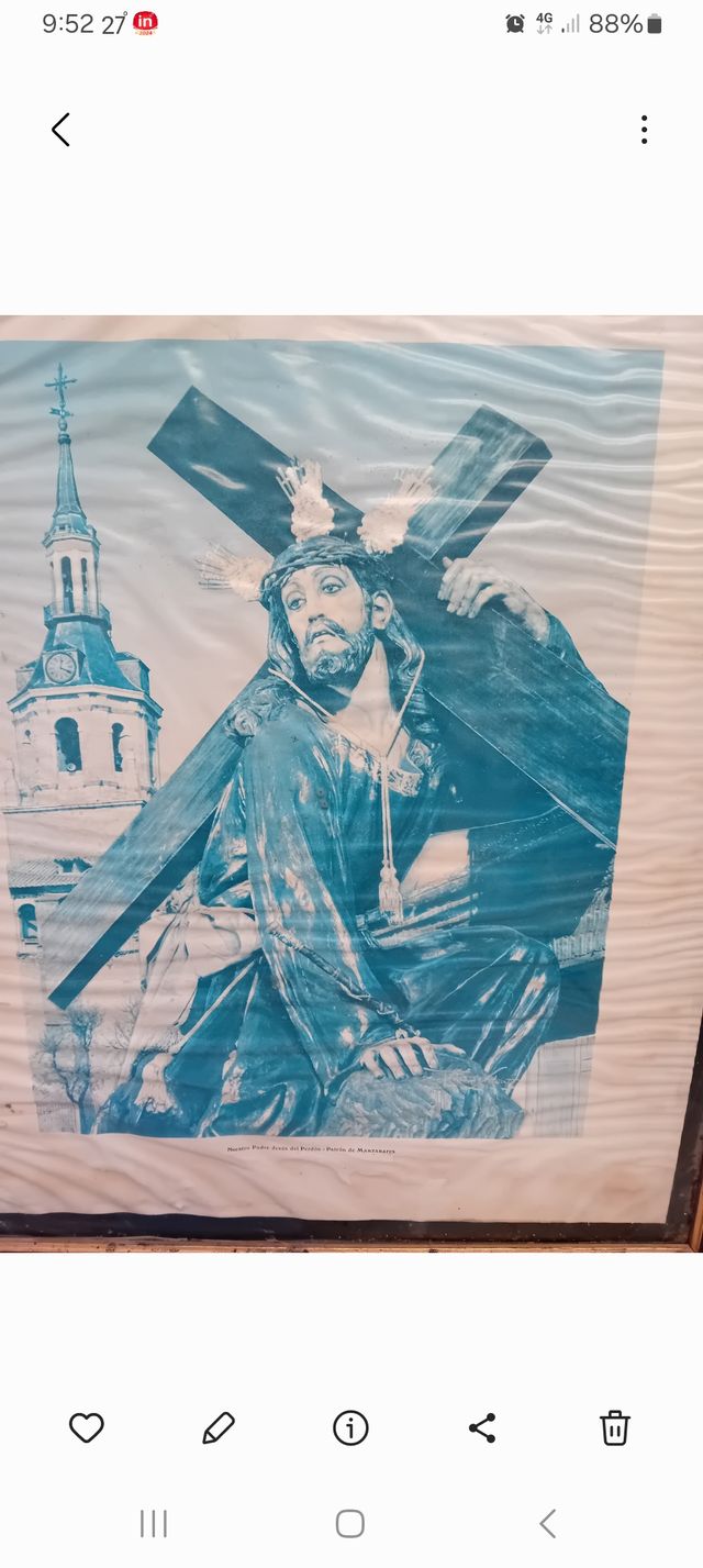 Cuadro antiguo Padre Jesús de Perdón