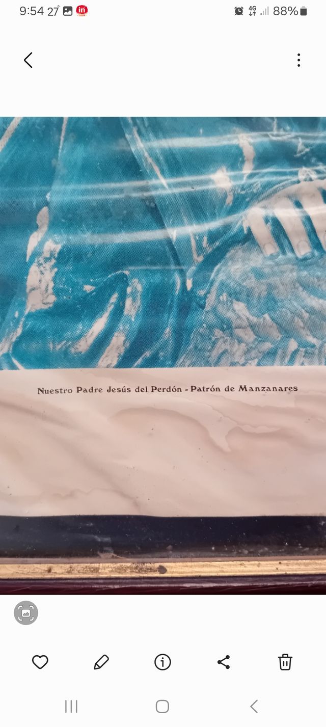 Cuadro antiguo Padre Jesús de Perdón