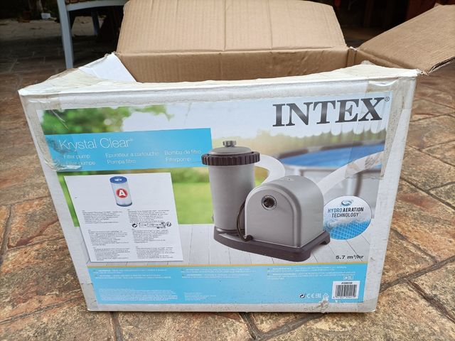 Bomba filtro INTEX piscina 5,7m³/h