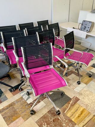 5 Sillas oficina giratorias, excelente calidad