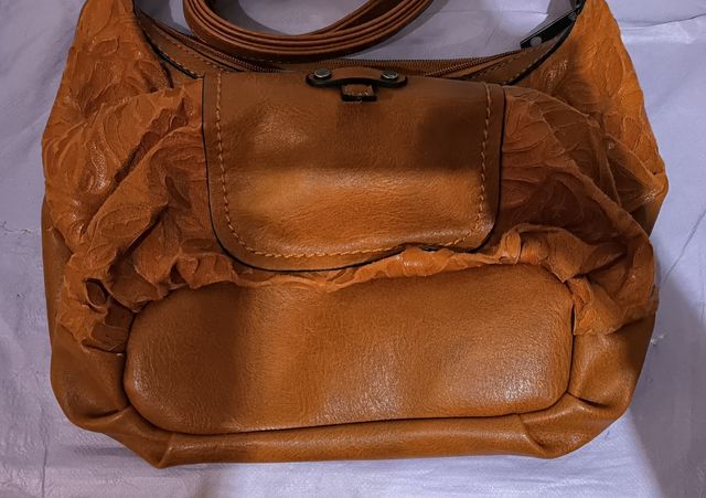 Bolso bandolera marrón