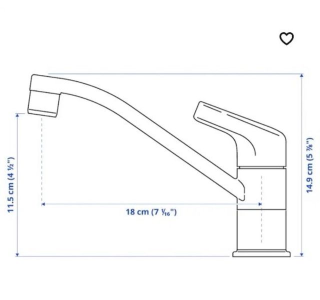Rubinetto KALLSJÖN Ikea - Cromato