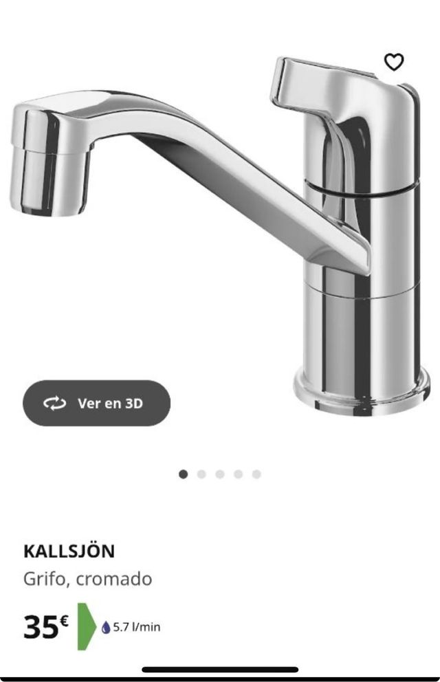 Rubinetto KALLSJÖN Ikea - Cromato