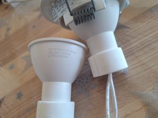 2 Lámparas empotrables GU10