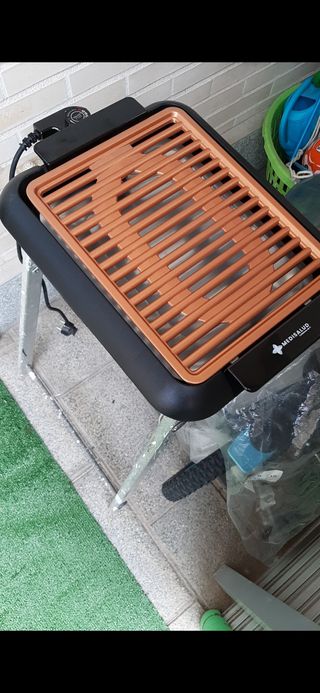 Parrilla barbacoa eléctrica Medisalud de cobre