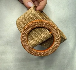 Cintura Zara beige regolabile