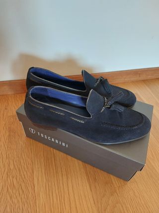 Sapatos Toscanini 43 - Azul Marinho