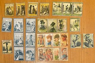 Cromos antiguos, 29 piezas