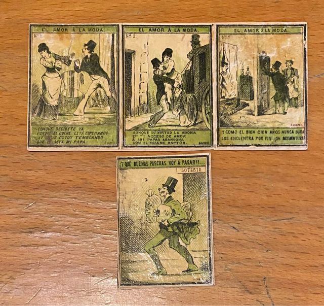 Cromos antiguos, 29 piezas