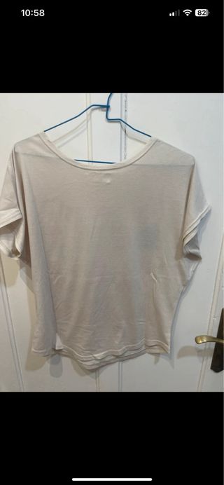 Camiseta vintage multicolor, tacto muy agradable