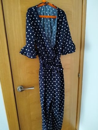 Mono lunares azul - Vestir mujer