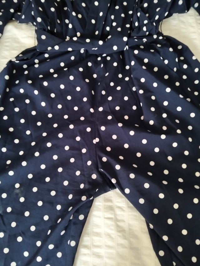 Mono lunares azul - Vestir mujer