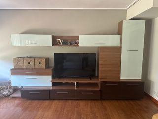 Mueble TV salón - Nogal