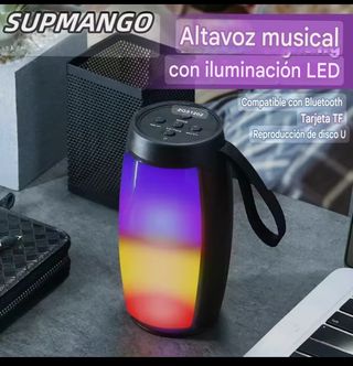 Altavoz Bluetooth con luces LED. SUPER PRECIO!!! 