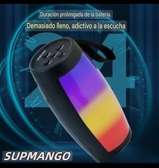 Altavoz Bluetooth con luces LED. SUPER PRECIO!!! 