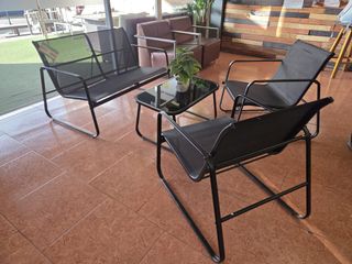 Conjunto jardín 3 piezas - Negro