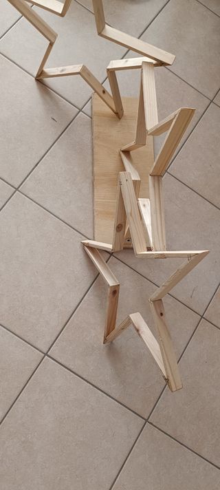 Stelle di legno Natale