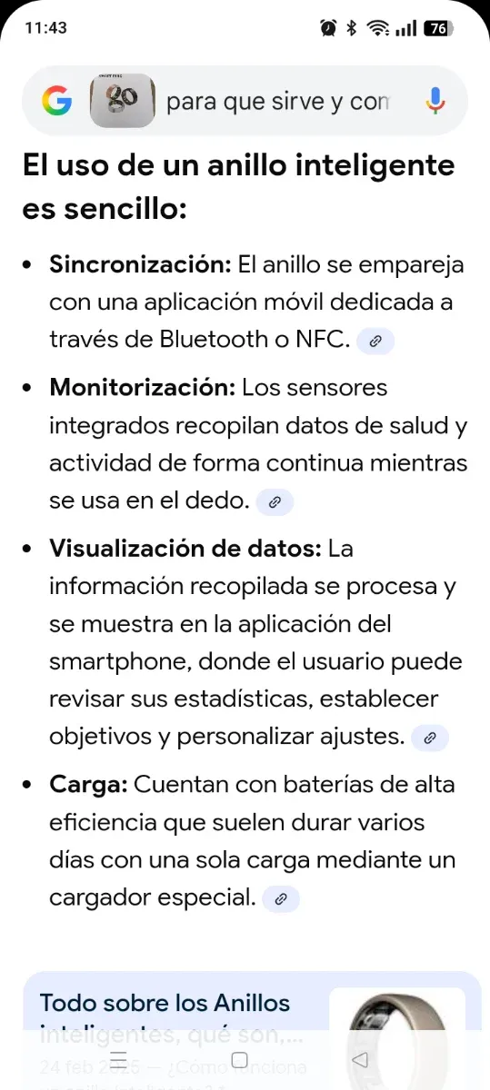 Anillo inteligente nuevo