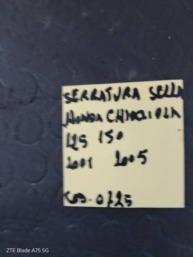 Serratura sella Honda 125-150