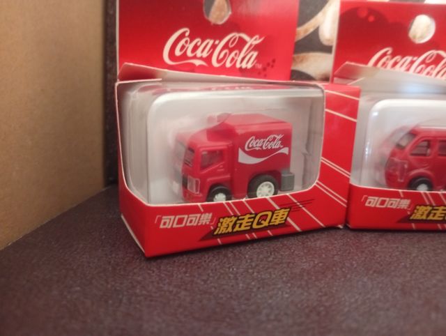 3 Mini Carros Coca-Cola Vintage