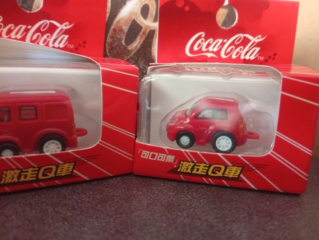3 Mini Carros Coca-Cola Vintage