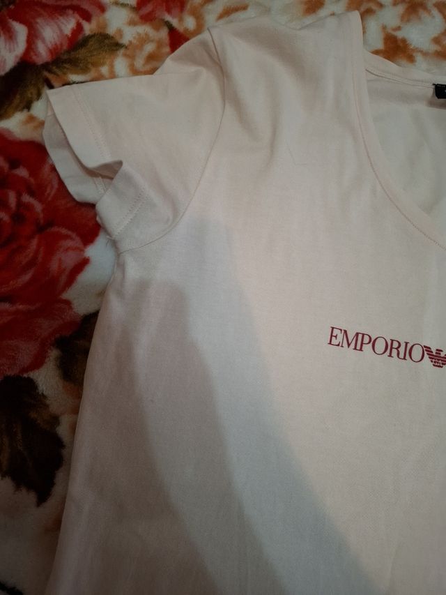 T-shirt Emporio Armani Tg xs rosa chiara