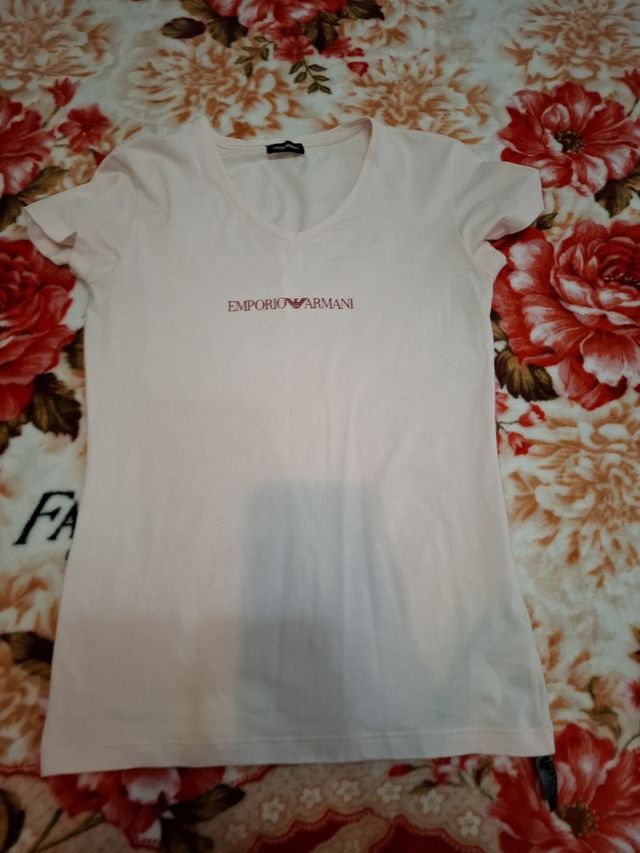 T-shirt Emporio Armani Tg xs rosa chiara