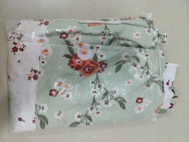 Funda Nórdica Patchwork - Verde y Blanco