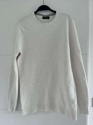 Jersey Zara Man blanco