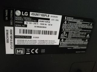TV LG 49UM7100PLB 4K UHD