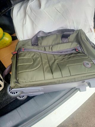 Maleta viaje c/ruedas - Verde Oliva