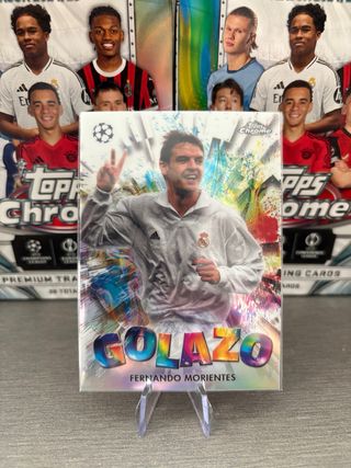 Morientes Golazo Insert Topps Chrome