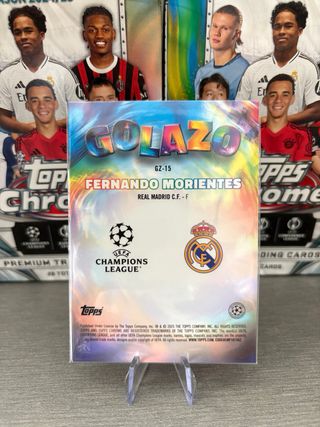 Morientes Golazo Insert Topps Chrome