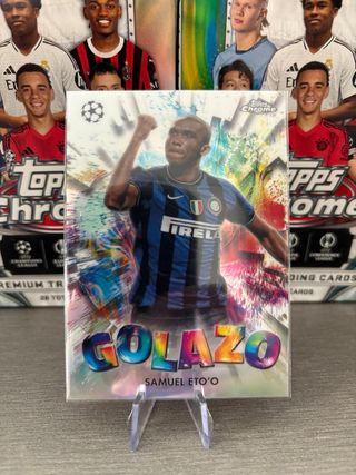 Samuel Eto’o Golazo Insert Topps Chrome