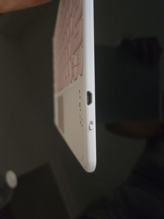 Teclado Bluetooth Rosa-Blanco iOS/Android c