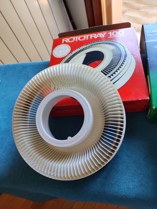 Rototray 100 & Hanimex Rondax 120: Portadiapositiv