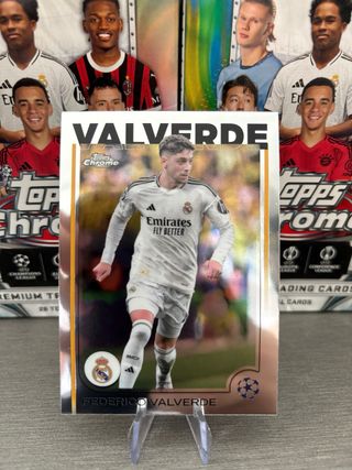 Valverde Topps Chrome Base