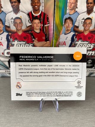 Valverde Topps Chrome Base