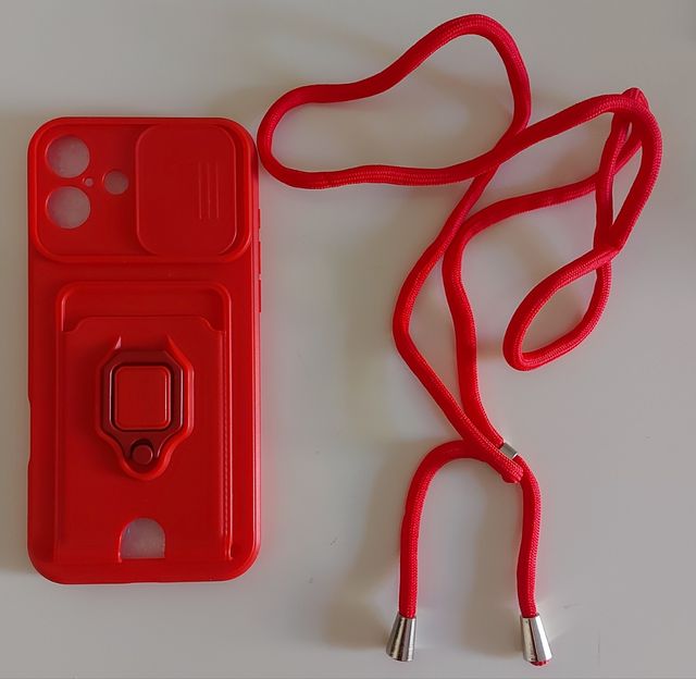 Custodia rossa + cordino