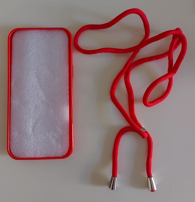 Custodia rossa + cordino