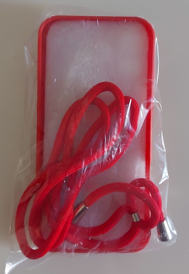 Custodia rossa + cordino