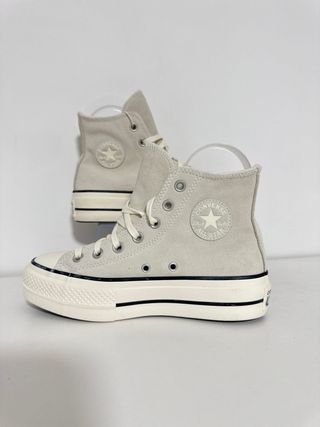 Converse plataforma gris