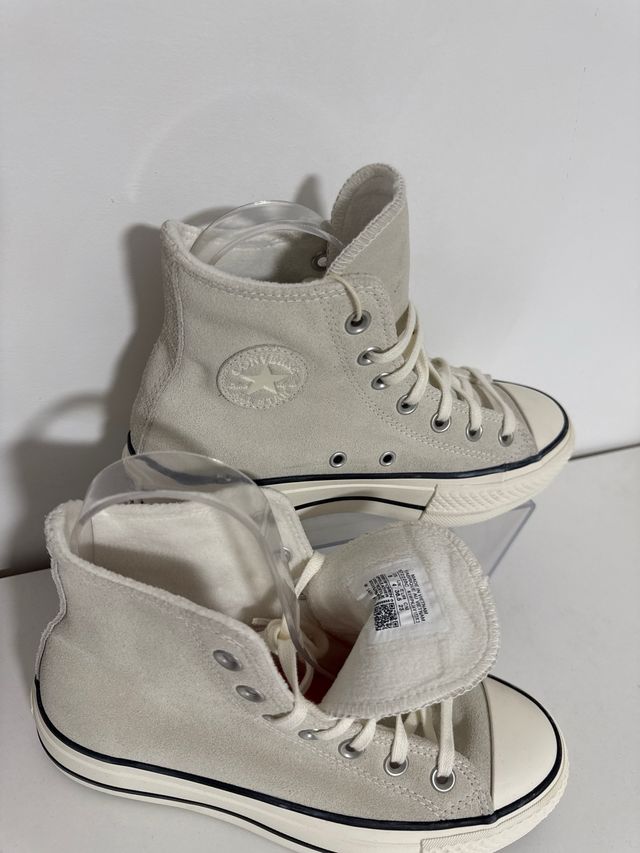 Converse plataforma gris