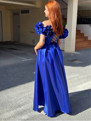 Vestido Azul Fiesta - Talla M/L
