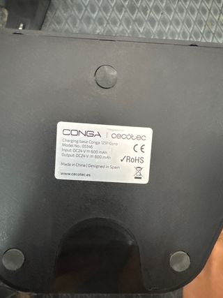 Base carga Conga Cecotec 1291 Gyro