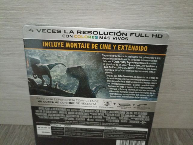 Steelbook Jurassic World 4K UHD Blu-ray
